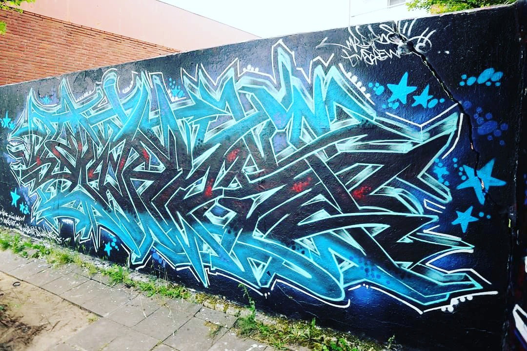 Graffiti Wall - Photo by Burnsone