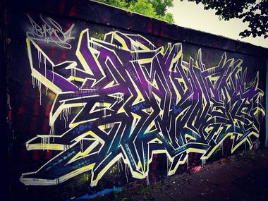 Graffiti Wall - Photo by Burnsone