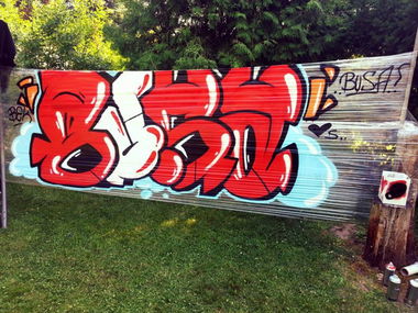 Graffiti Artwork - Photo by Busa - Busa, Bek, Crew