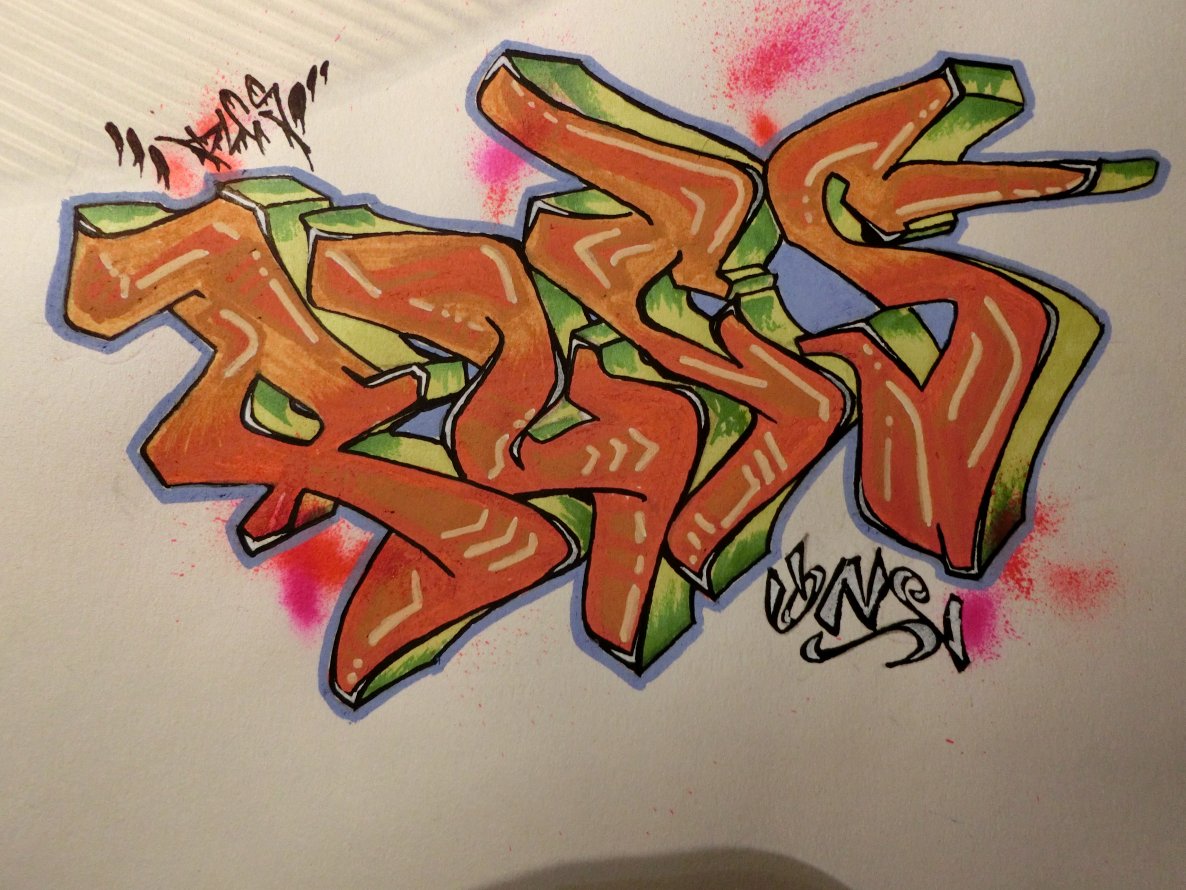 Graffiti Sketch - Photo by Bysione