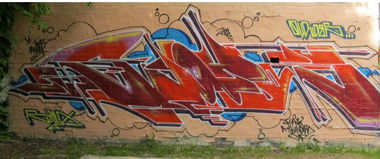 Graffiti Wall - Photo by CALUE