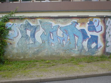 Graffiti Wall in Plön - Photo by CALUE - DAN, 2