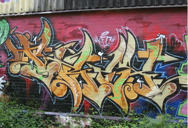 Graffiti Wall in Kiel - Photo by CALUE - TREX