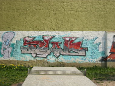 Graffiti Wall in Kiel - Photo by CALUE (1997)