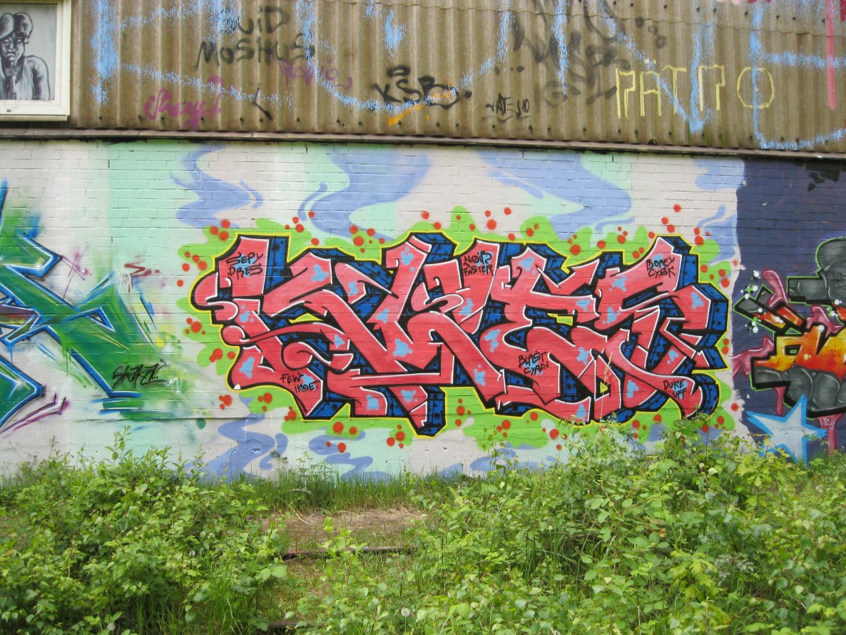 Graffiti Wall in Kiel - Photo by CALUE - KLUES (2012)