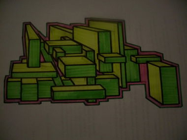 Graffiti Sketch in Köln - Photo by CALUE - ASYN (2010)