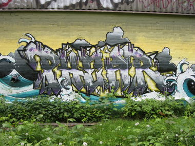 Graffiti Wall in Kiel - Photo by CALUE - PHEAR (2012)