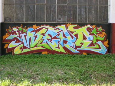Graffiti Wall in Kiel - Photo by CALUE - wear