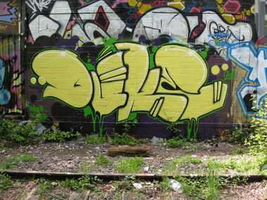 Graffiti Wall in Kiel - Photo by CALUE - DUKE (2011)