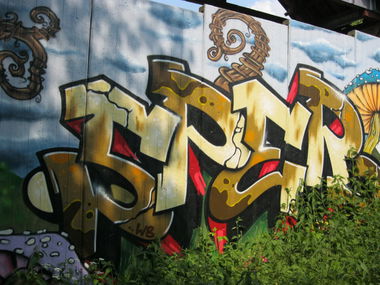 Graffiti Wall in Kiel - Photo by CALUE - Sper, GMS, WB