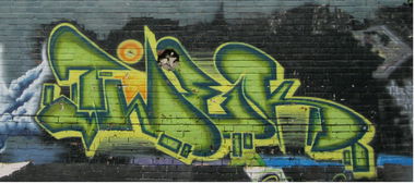 Graffiti Wall in Kiel - Photo by CALUE - twek, syter