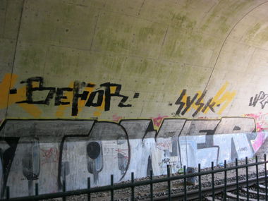 Graffiti Bombing in Kiel - Photo by CALUE - Tower, gms