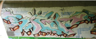 Graffiti Wall in Kiel - Photo by CALUE - Siet, wf, swc