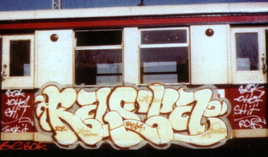 Graffiti Photo by CANFLY - rasta, RCB, SBahn (1991)