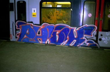 Graffiti Photo by CANFLY - phuk, SR, SBahn (1993)
