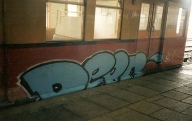 Graffiti Train - Photo by CANFLY - deon, LofD, SBahn