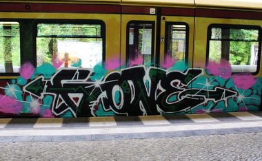 Graffiti Train - Photo by CANFLY - gone, SBahn, BR481 (2015)