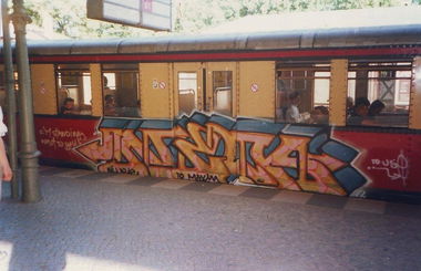 Graffiti Train - Photo by CANFLY - nelk, SBahn, BR475