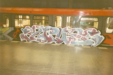 Graffiti Train - Photo by CANFLY - ztus, stus, PofC