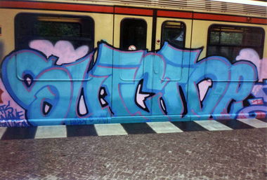 Graffiti Train - Photo by CANFLY - suiside, SBahn, BR480