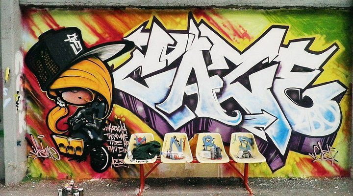 Graffiti Wall - Photo by CAZEricabc (2010)