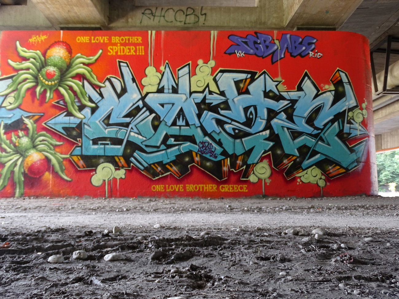 Graffiti Wall in München - Photo by CAZEricabc (2015)