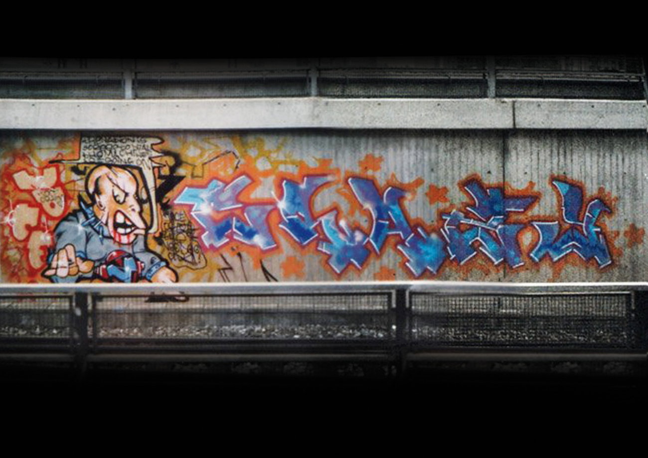 Graffiti Wall - Photo by CAZEricabc - ZEAL, &, CraZE (1987)