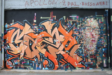 Graffiti Wall in Thessaloniki kalamaria - Photo by CAZEricabc (2013)