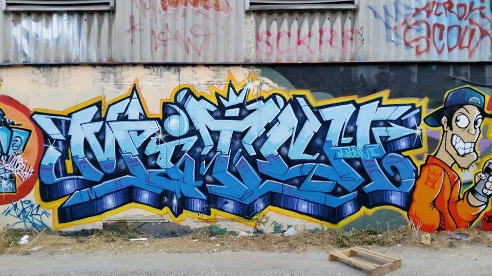 Graffiti Wall in München - Photo by CAZEricabc (2015)