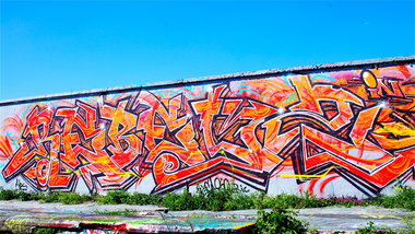 Graffiti Wall in München - Photo by CAZEricabc (2015)