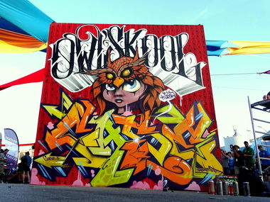 Graffiti Street Art in Thessaloniki - Photo by CAZEricabc - Jasone, &, Caze (2016)