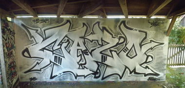 Graffiti Wall - Photo by CAZOone - CAZO, CAZOone, Ican (2013)