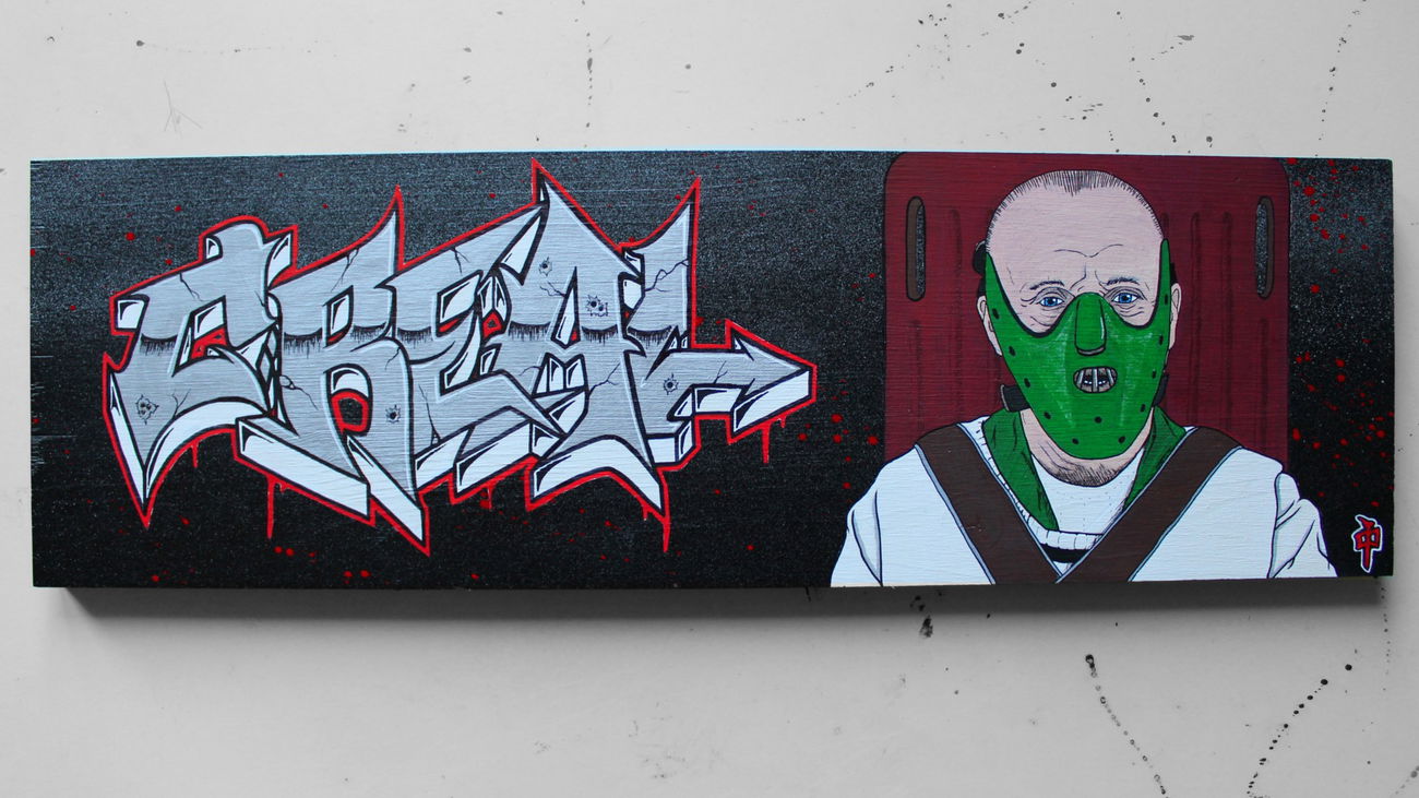 Graffiti Artwork - Photo by CEREALKILLAH - halloween, hannibal, lecter (2016)