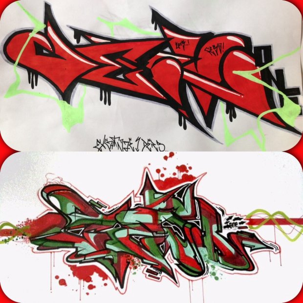 Graffiti Sketch in Frankfurt (Oder) - Photo by CESOone - Exchange, Graffiti, Sketch (2013)