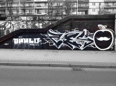 Graffiti Wall in Frankfurt (Oder) - Photo by CESOone - Sketch, Graffiti, Hall (2013)