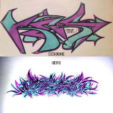 Graffiti Sketch - Photo by CESOone - Exchange, Kers, Sketch (2013)