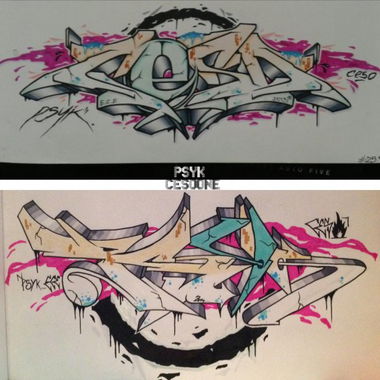 Graffiti Sketch - Photo by CESOone - sketch, draw, paint