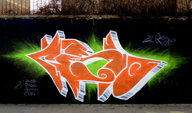 Graffiti Wall in Frankfurt (Oder) - Photo by CESOone - sketch, draw, paint (2014)