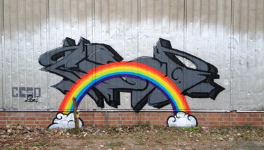 Graffiti Wall in Frankfurt (Oder) - Photo by CESOone - sketch, draw, paint (2014)