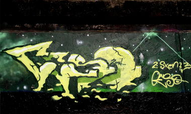 Graffiti Wall in Frankfurt (Oder) - Photo by CESOone - together, with, spoare (2014)