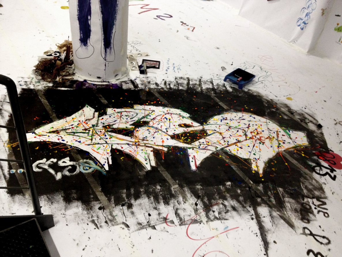 Graffiti Sketch in Frankfurt (Oder) - Photo by CESOone - on, the, ground (2014)