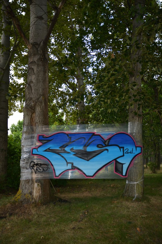 Graffiti Wall in Frankfurt (Oder) - Photo by CESOone - stretch, folie, CESOone (2014)