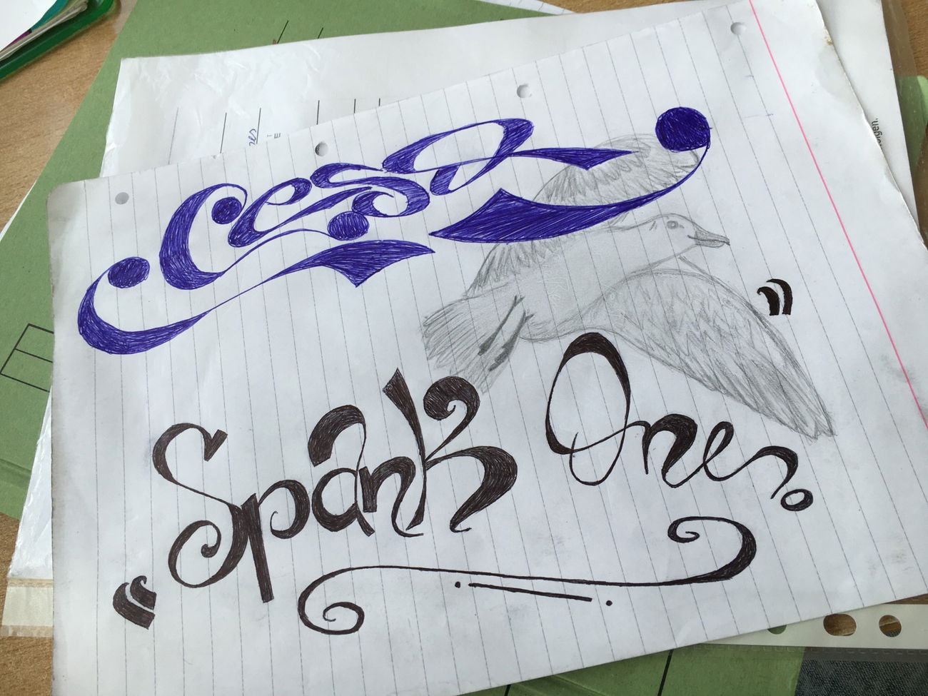 Graffiti Sketch - Photo by CESOone - school