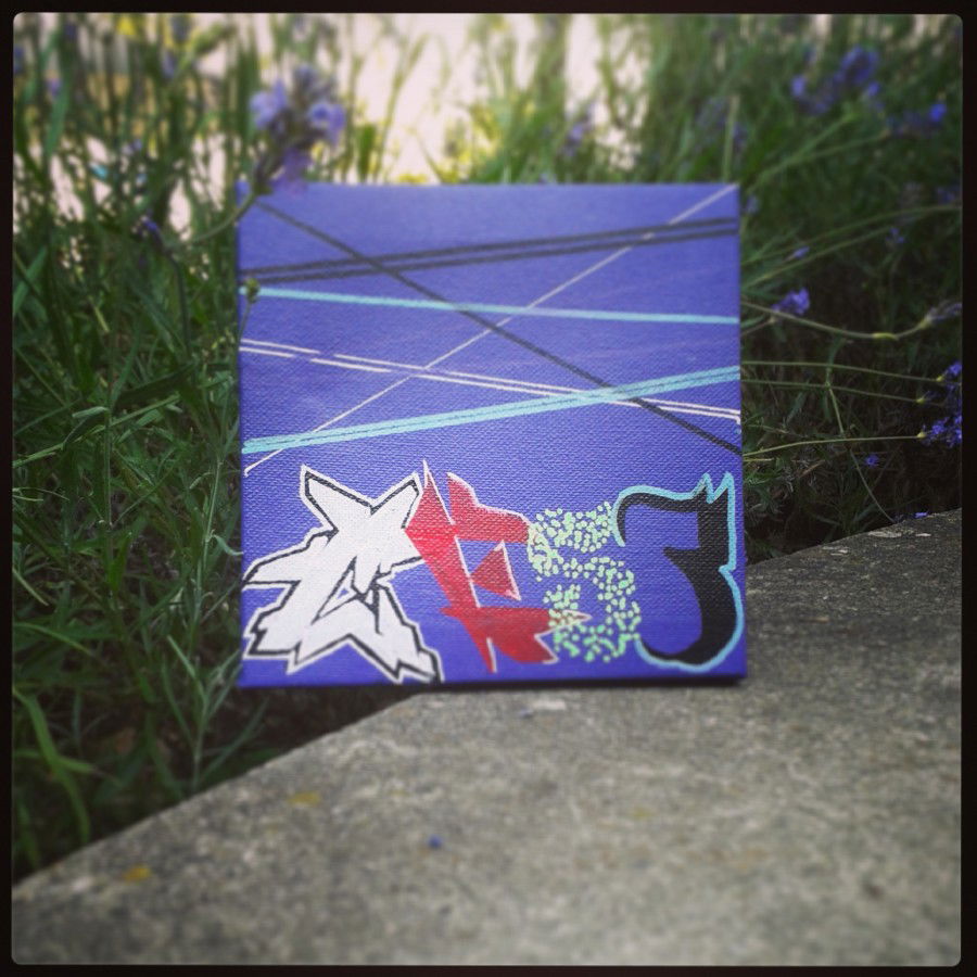 Graffiti Artwork in Konstanz - Photo by CESR - cesr, canvas, leinwand