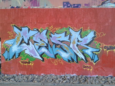 Graffiti Wall in Konstanz - Photo by CESR - Cesr, konstanz