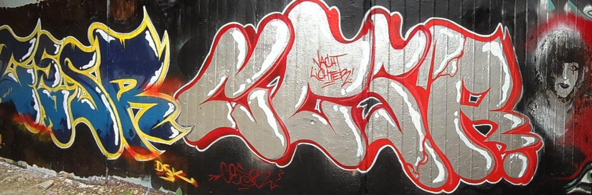 Graffiti Wall - Photo by CESR - cesr, dsk, nfc (2014)