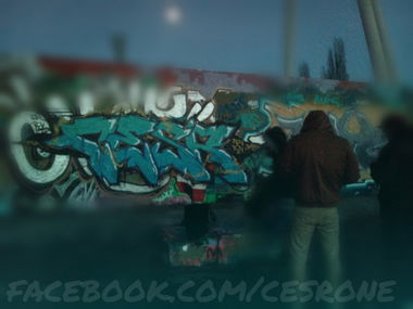 Graffiti Wall - Photo by CESR - cesr, dsk, berlin (2015)