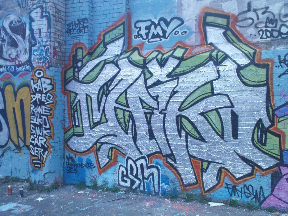 Graffiti Wall in Braunschweig - Photo by CHIKKSN - chikksn, braunschweig (2007)