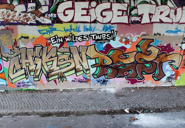 Graffiti Wall in Braunschweig - Photo by CHIKKSN (2016)