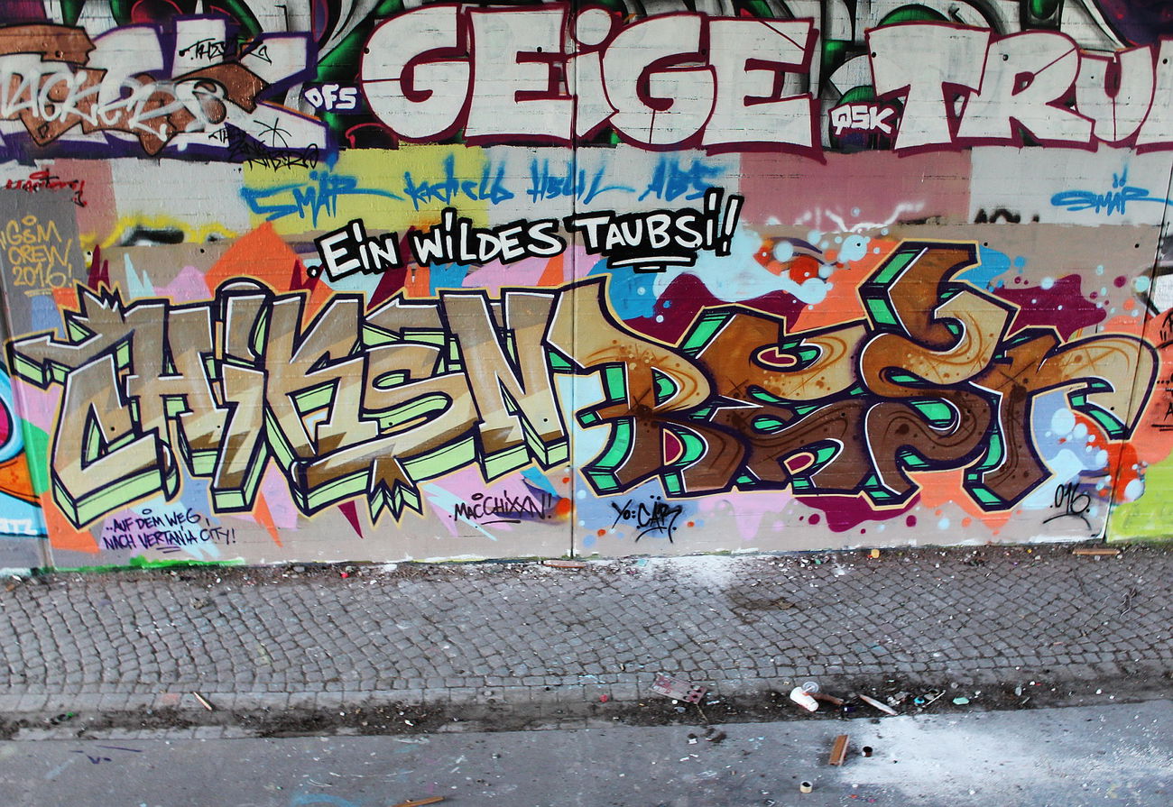 Graffiti Wall in Braunschweig - Photo by CHIKKSN (2016)